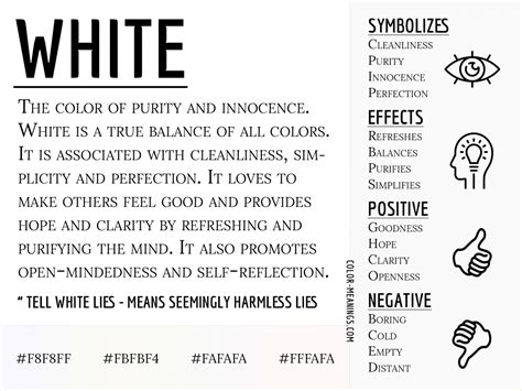 White Color Meaning: The Color White Symbolizes Purity and 